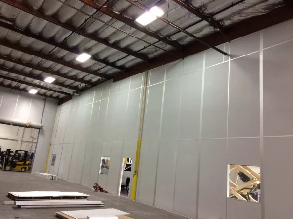 warehouse height walls